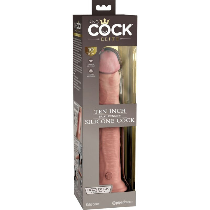 King Cock Elite Realistic Silicone Dildo 25.4 CM — Skin