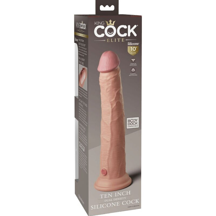 King Cock Elite Realistic Silicone Dildo 25.4 CM — Skin