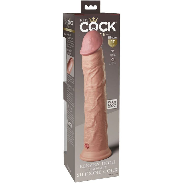 King Cock Elite Realistic Silicone Dildo 28 CM — Skin