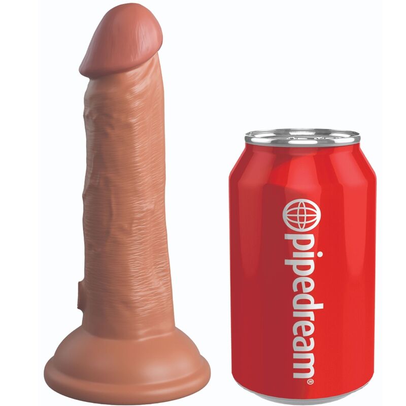 King Cock - Elite Realistic Dildo Vibrating & Silicone 15.2 CM