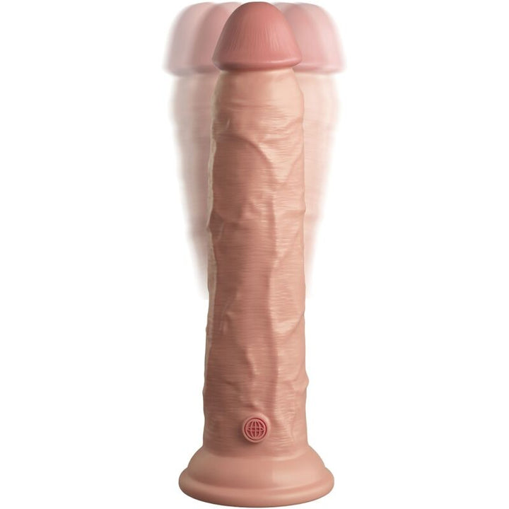 King Cock Elite Realistic Dildo Vibrator &amp; Silicone Remote — Skin