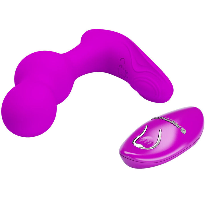 Terrance Anal Vibrator Massager With Remote — Black