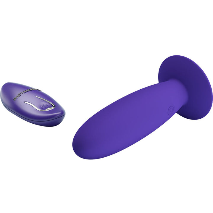 Youth Plug Anal Vibrator Remote Control Violet — Purple