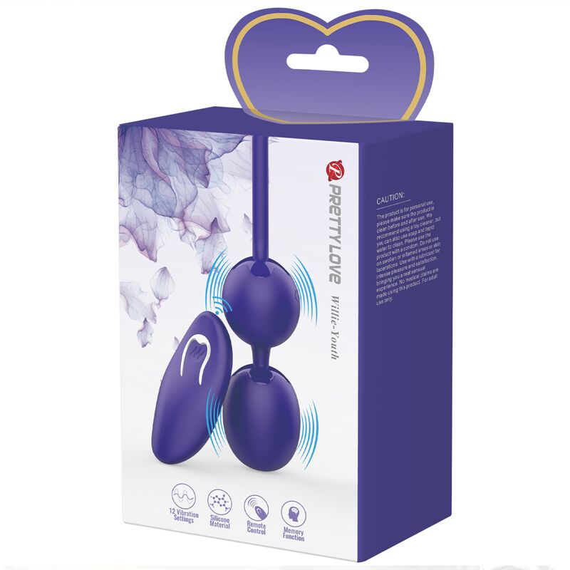PRETTY LOVE - WILLIE YOUTH REMOTE CONTROL BALLS &amp; VIOLET VIBRATION