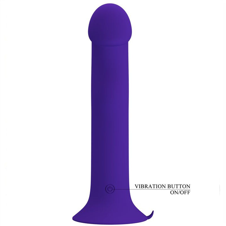 PRETTY LOVE - MURRAY YOUTH VIBRATING DILDO &amp; RECHARGEABLE VIOLET