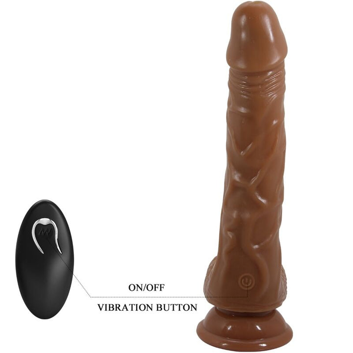 Baile Bodach - Realistic Vibrator With Remote Control Suction — Skin