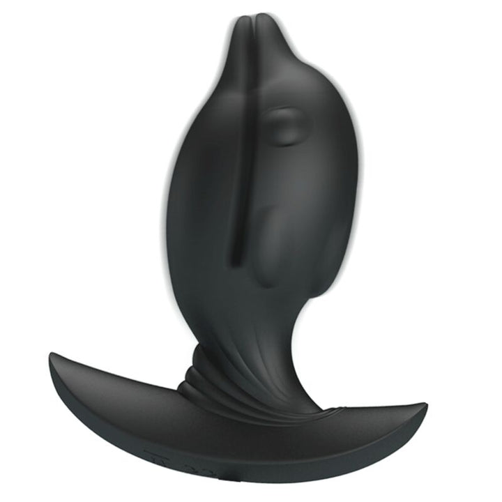 Pretty Love Inflatable &amp; Rechargeable Delfin Anal Plug — Black