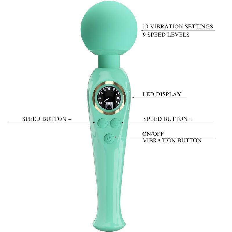 Pretty Love Skyler - Green Wand Vibrator