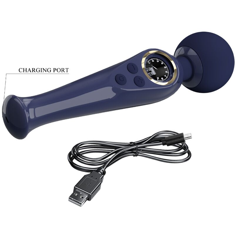 Pretty Love Skyler - Vibrator Wand Blue