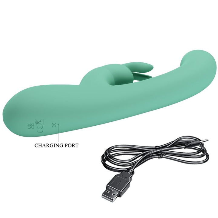 PRETTY LOVE - LAMAR RABBIT VIBRATOR &amp; GREEN G-SPOT