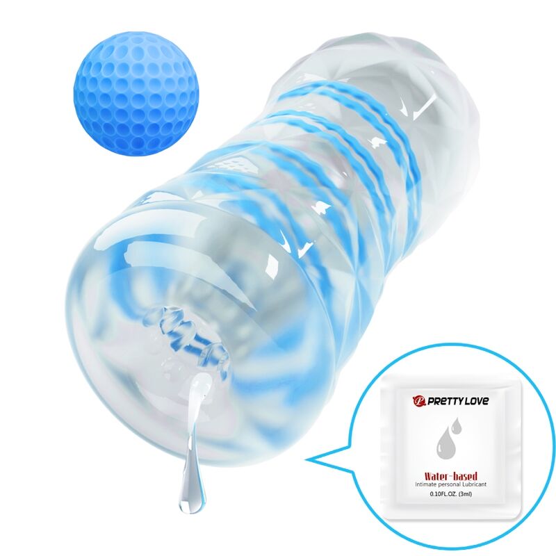 Pretty Love Small - Masturbator With Blue Spirals