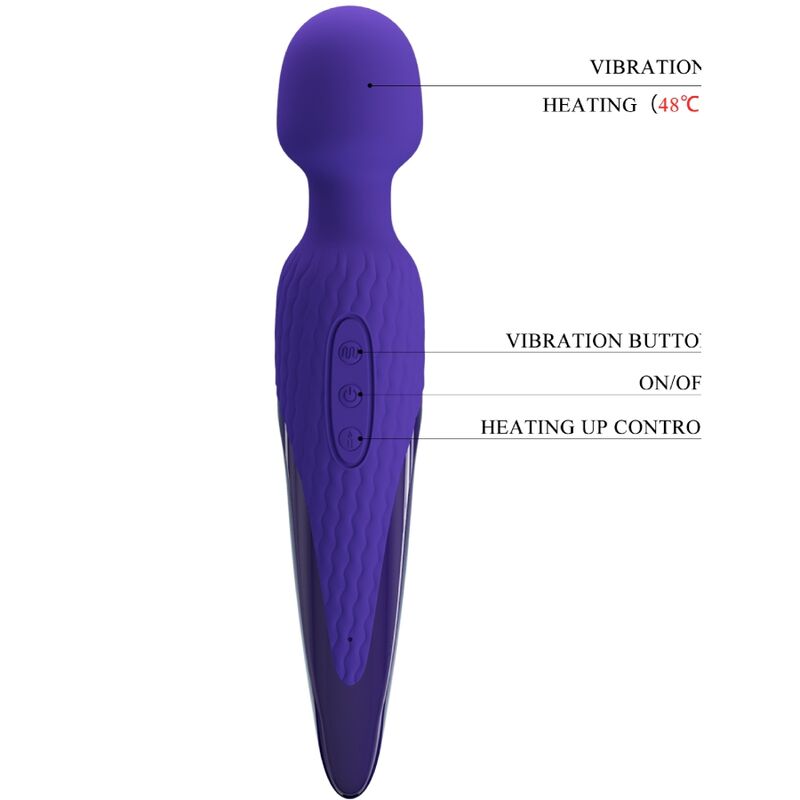 Pretty Love Antony - Youth Wand Vibrator Violet Heat Effect