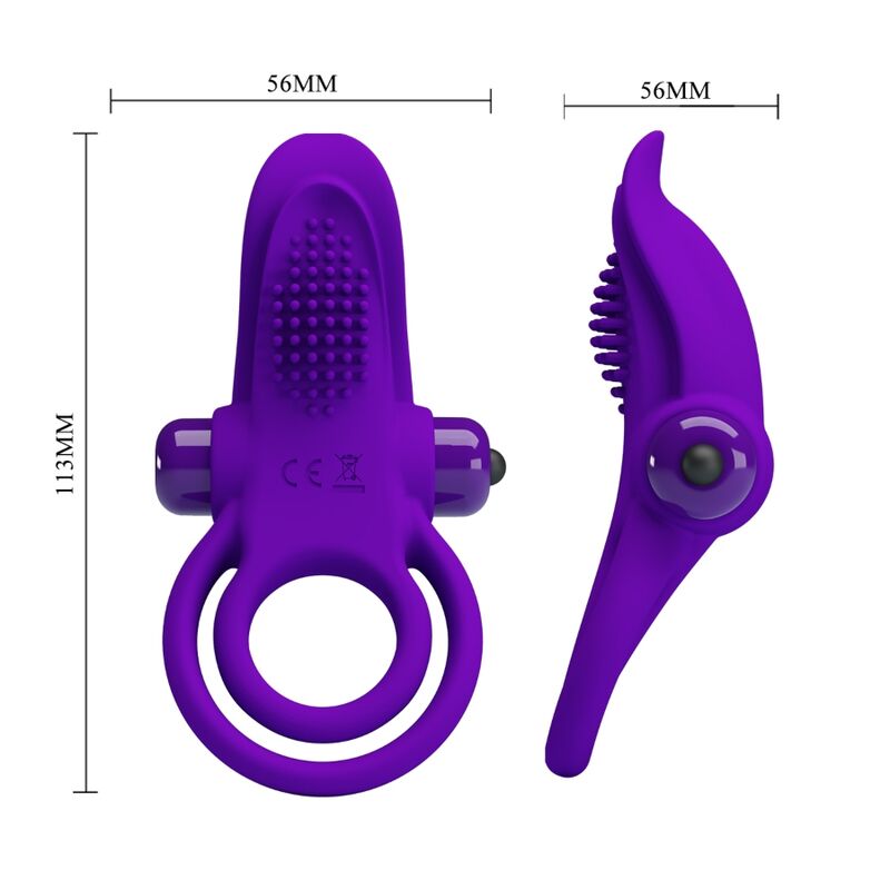 Pretty Love Purple - Vibrating Penis Ring