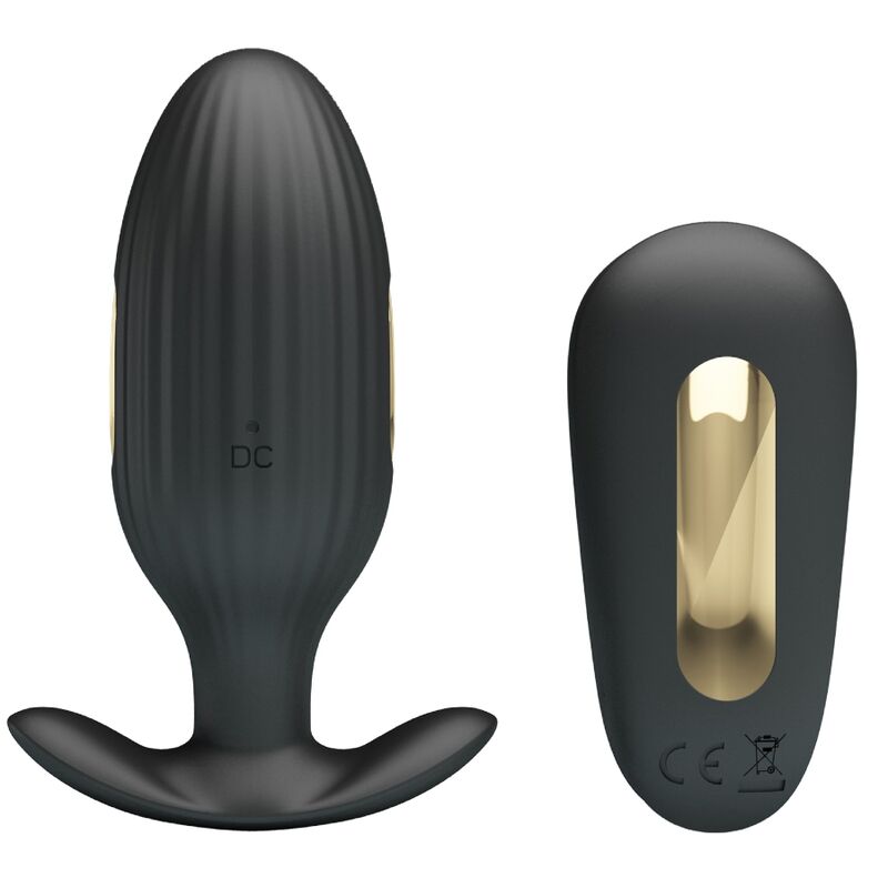 Pretty Love Kelly - Plug Anal Rechargeable Vibrator Black