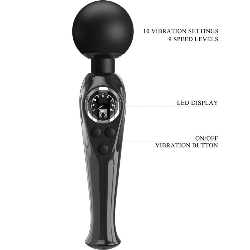 Pretty Love Skyler - Vibrator Wand Black