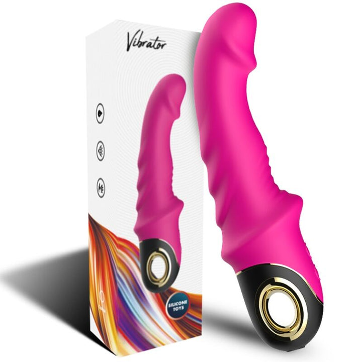 Armony Joyblade Dildo Vibrator Rotator Fuchsia — Pink Silicone