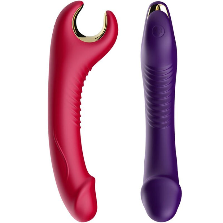ARMONY - PRINCE DILDO VIBRATOR &amp; ROTATOR RED