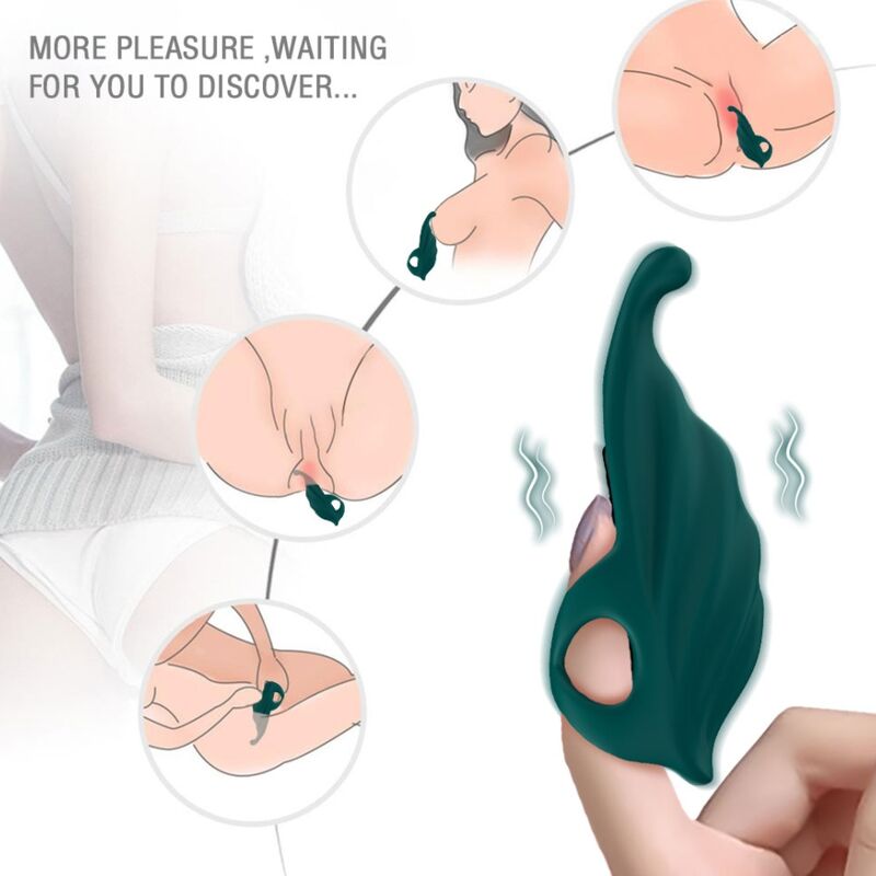 ARMONY - FINGER STIMULATOR &amp; VIBRATOR GREEN