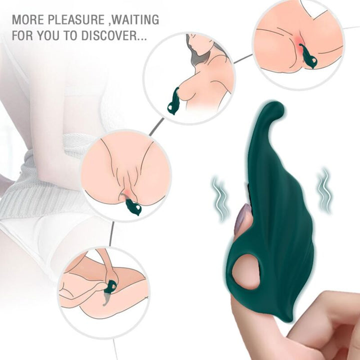 ARMONY - FINGER STIMULATOR &amp; VIBRATOR GREEN