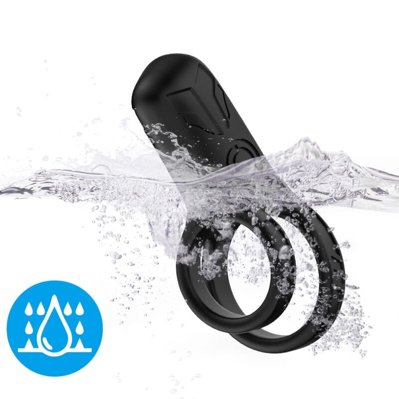 Armony Double Ring - Vibrator Black