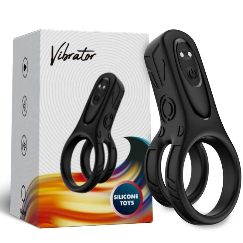 Armony Double Ring - Vibrator Black