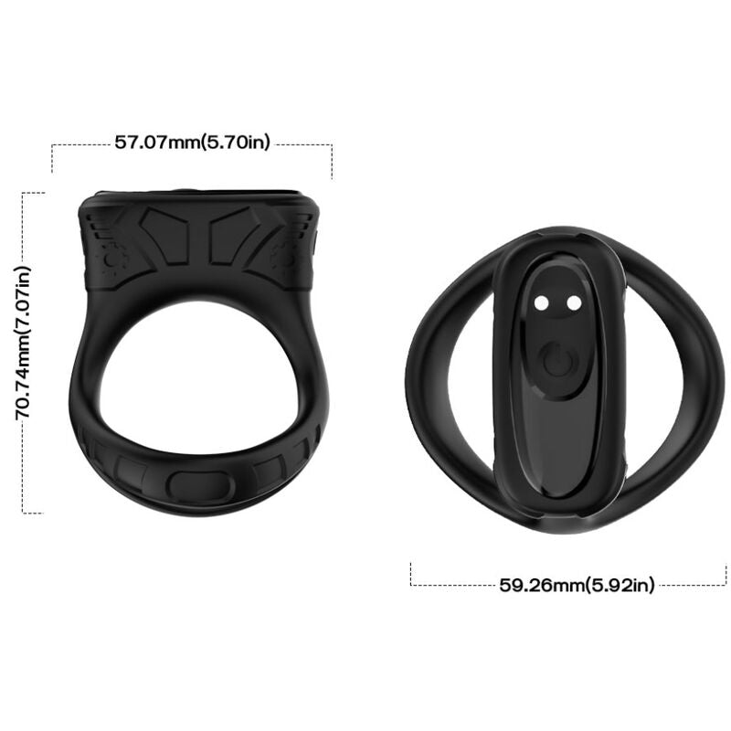 Armony Ring Vibrator - &amp; Multiposition Black