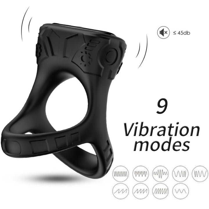 Armony Ring Vibrator - &amp; Multiposition Black