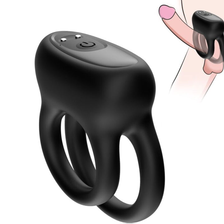 Armony Double Ring - Vibrator Black