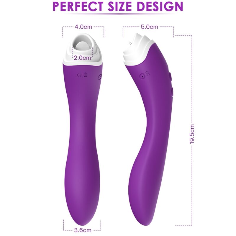 ARMONY - FAIRYLAND LICKING VIBRATING CLIT &amp; VIBRATOR PURPLE