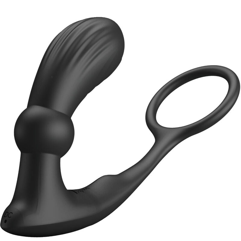 Pretty Love Warren - Black Anal Ring & Vibrator