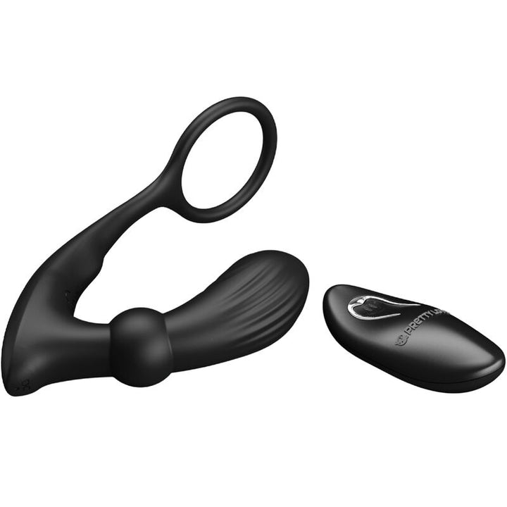 Pretty Love Warren - Black Anal Ring &amp; Vibrator