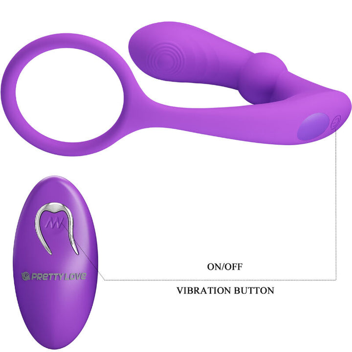 Pretty Love Warren - Violet Anal Ring &amp; Vibrator