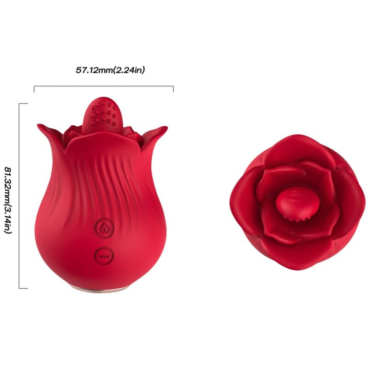 ARMONY - ROSE VIBRATOR &amp; STIMULATOR RED