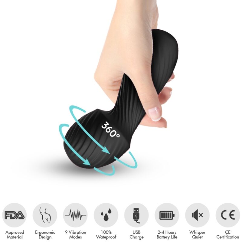 Armony Dazzle - Massager &amp; Vibrator Small Black