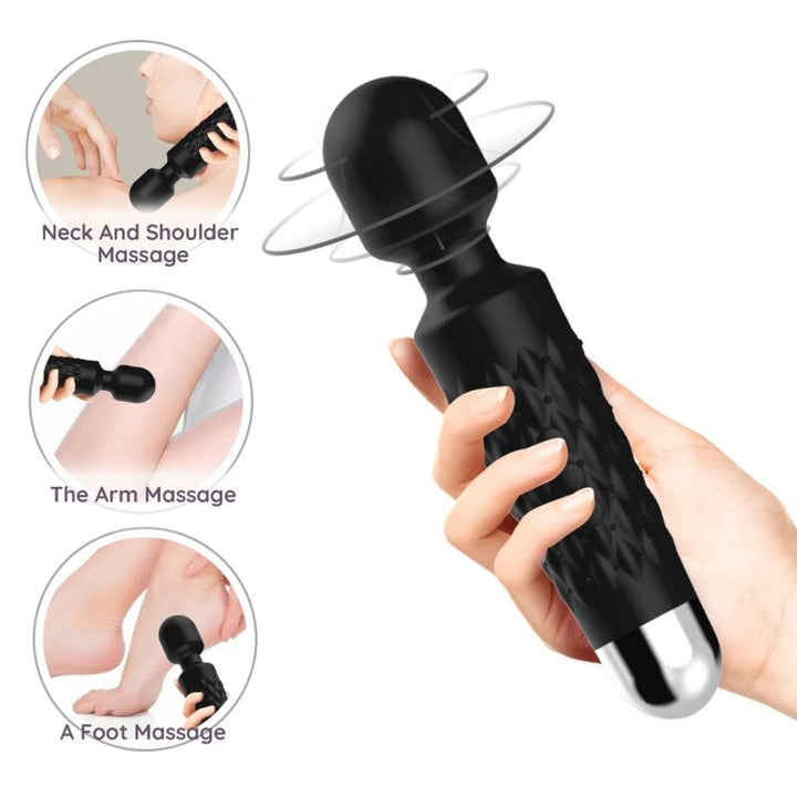 Armony Postman - Massager &amp; Vibrator Super Flexible Head Black