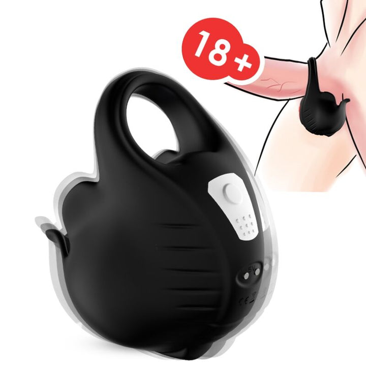 Armony Cupping Vibrator - Ring Black