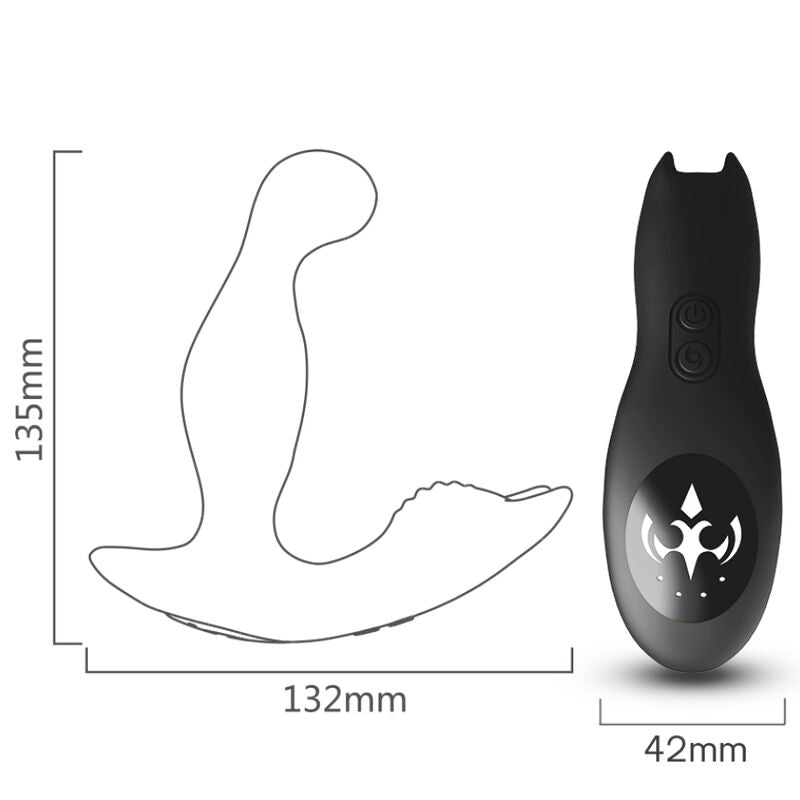 Armony Bat King Vibrator Anal Prostate Rotator — Black