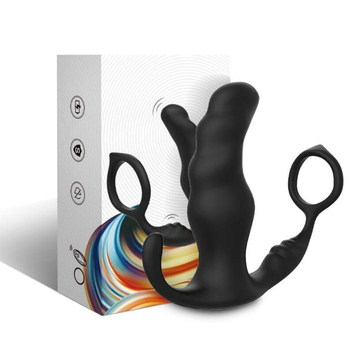 Armony Knight Vibrator Anal Prostate Ring — Black