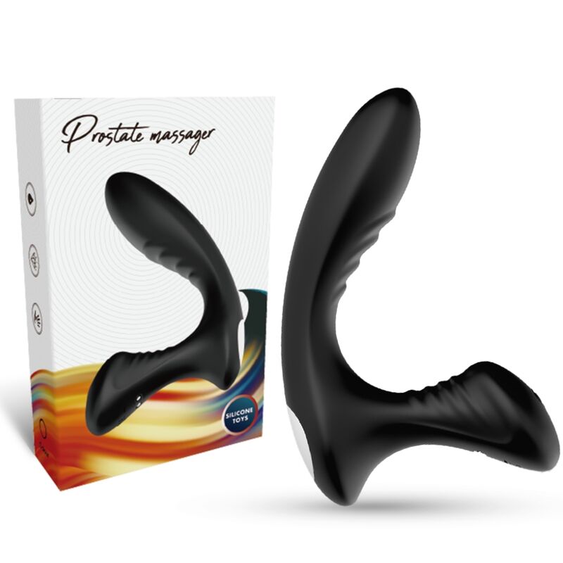 Armony Storm Vibrator Anal Prostate Plug — Black