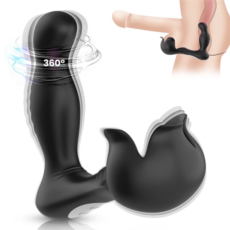 Armony Surround Vibrator Anal Stimulator Testiculos — Black