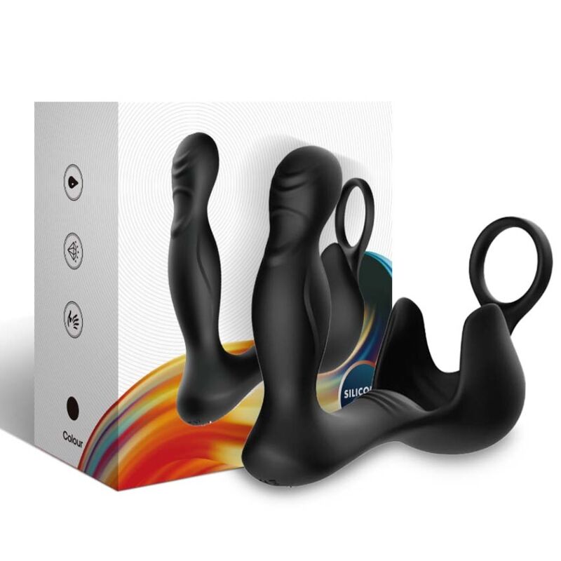 Armony Surround Vibrator Anal Stimulator Testiculos Ring — Black