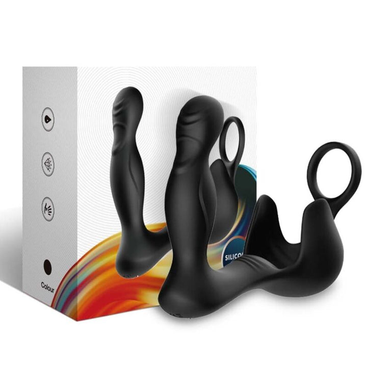 Armony Surround Vibrator Anal Stimulator Testiculos Ring — Black