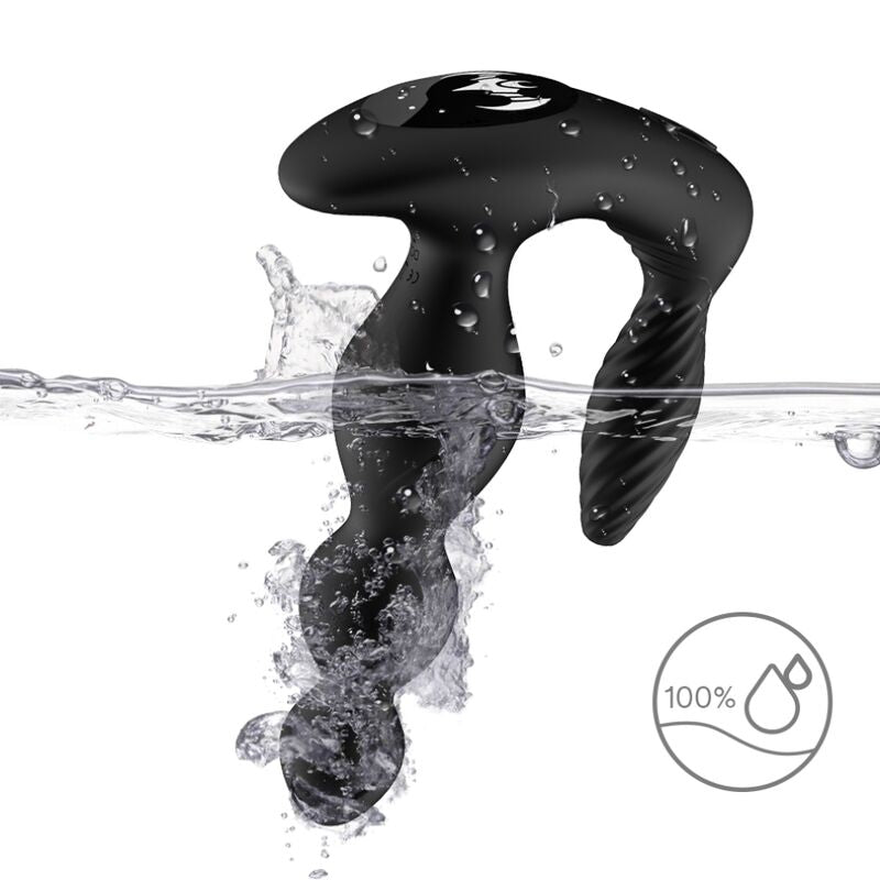 Armony Manfun Vibrator Stimulator Anal Plug — Black