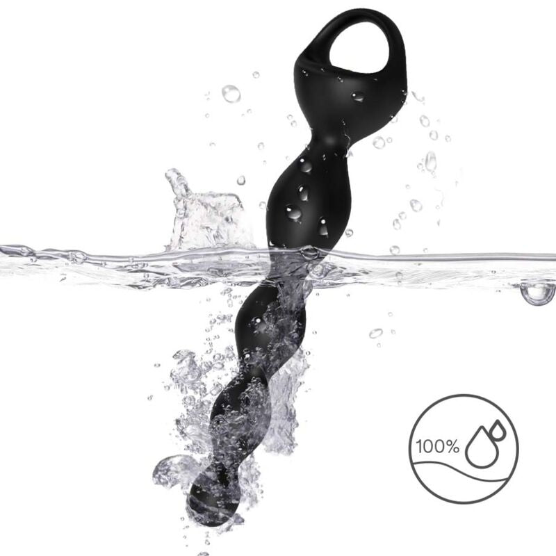 Armony Vibrator Finger Anal Plug — Black