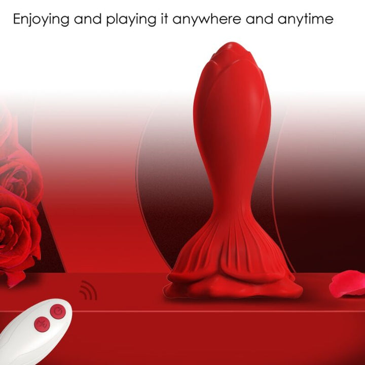 Armony Pink Vibrator Anal Plug Small — Red