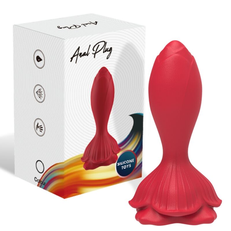 Armony Pink Vibrator Anal Plug Small — Red