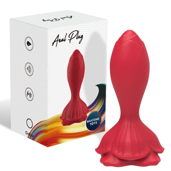 Armony Pink Vibrator Anal Plug Small — Red