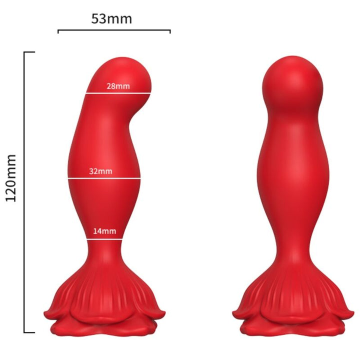 Armony Pink Vibrator Anal Plug — Red