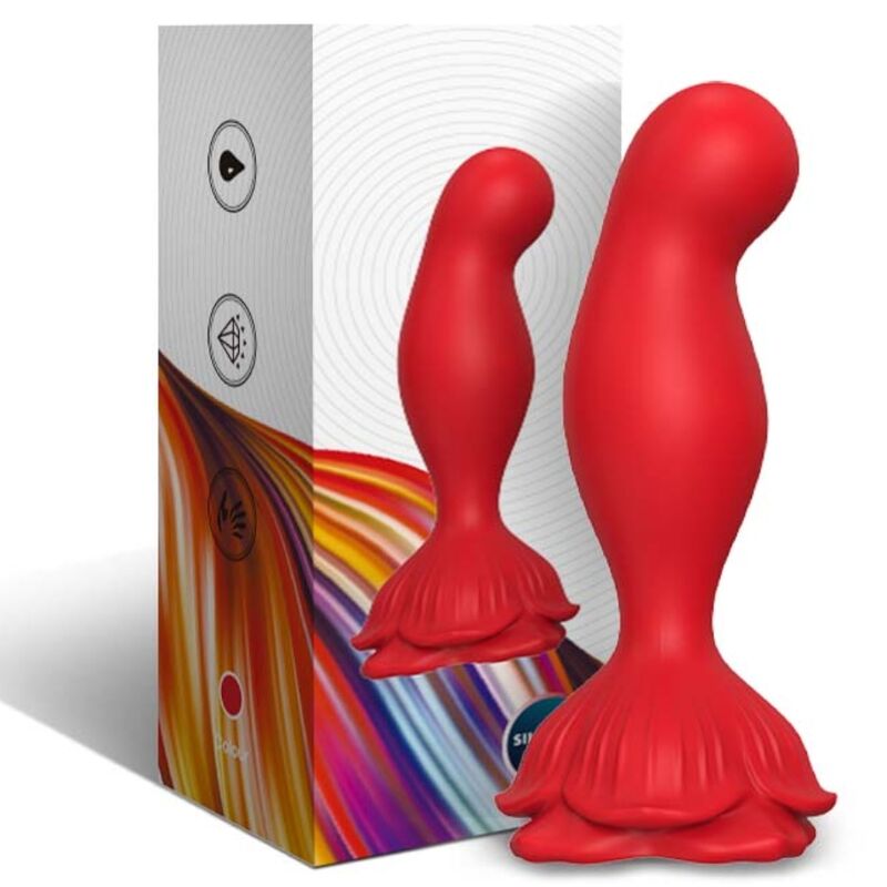 Armony Pink Vibrator Anal Plug — Red