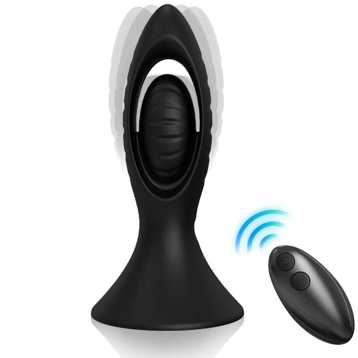 Armony Vibrator Anal Plug Silicone — Black